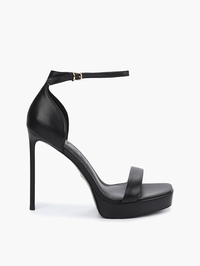 Босоножки женские летние, цвет черный, натуральная кожа 1492485P2 | 1