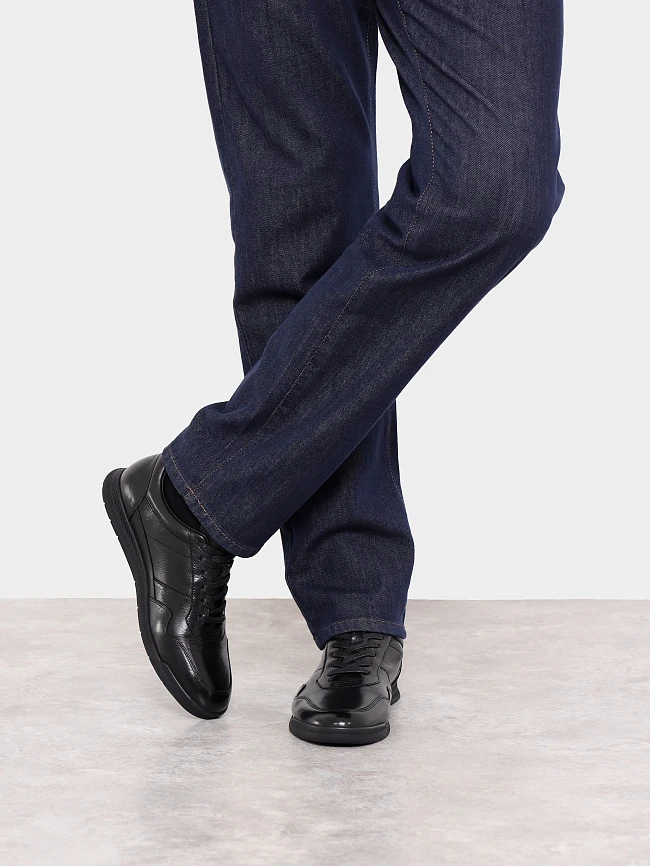 Кроссовки мужские демисезон; лето;, цвет черный, натуральная кожа M1782760 | 7