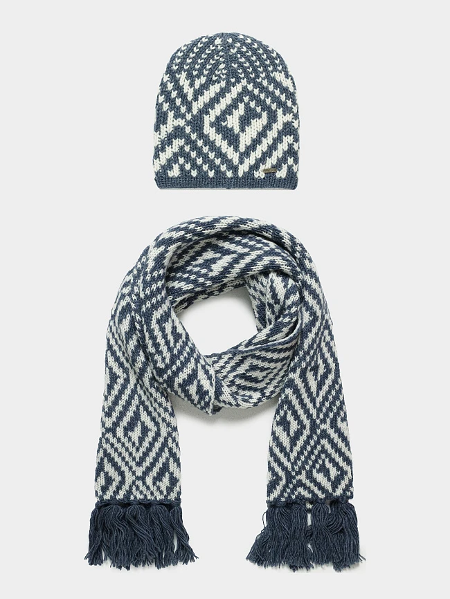 Комплект (шапка+шарф) женские осень-зима MT0006-10-K | 3