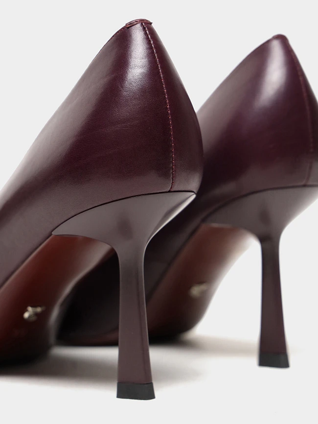 Туфли женские всесезонные, цвет фиолетовый, натуральная кожа 497039 | 6