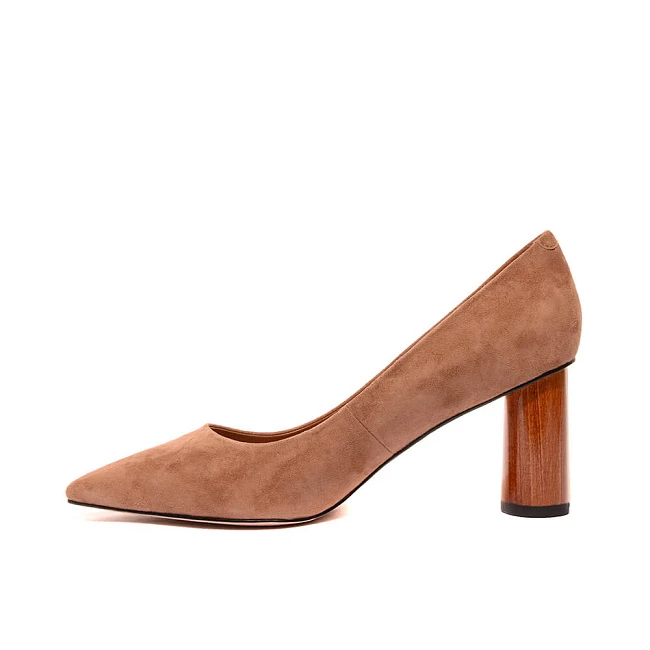 Туфли 1851211 женские цвет бежевый, натуральный велюр 1851211         | 4