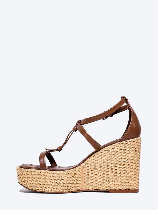 Босоножки женские летние, цвет коричневый, натуральная кожа 1821390 | 3