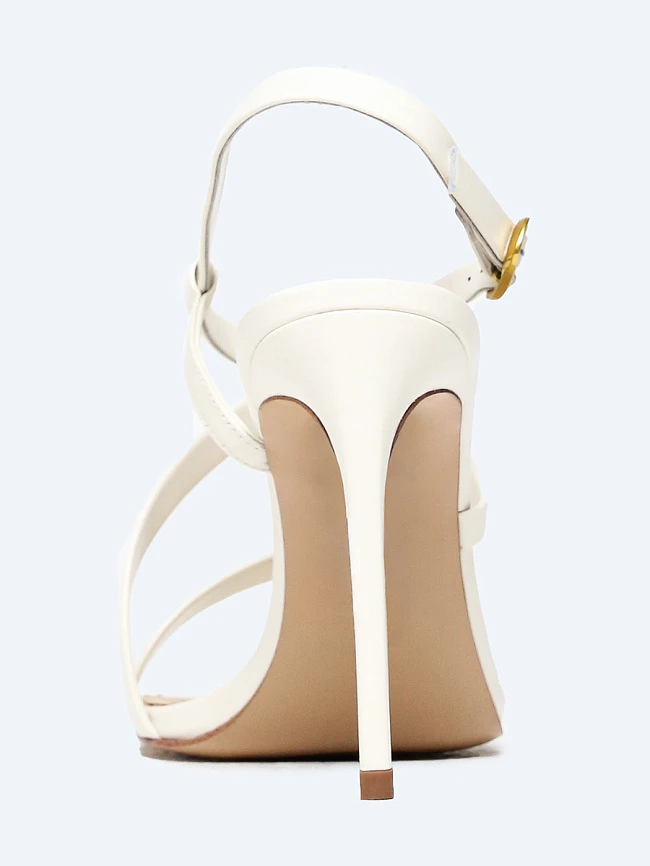 Босоножки женские летние, цвет молочный, натуральная кожа 1494104 | 5