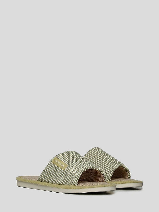 Тапочки домашние SLIP821-19 женские цвет салатовый, текстиль SLIP821-19      | 4