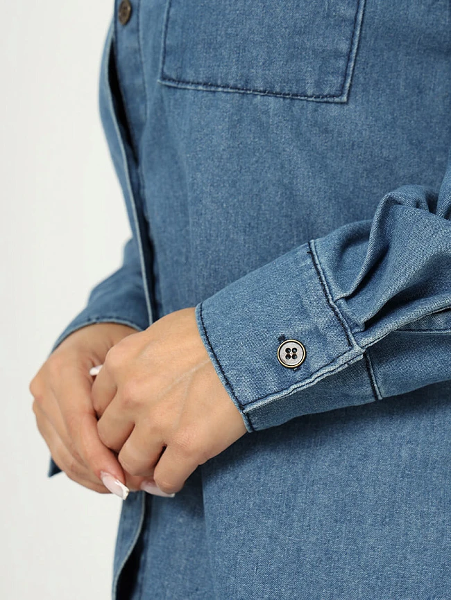 Рубашка джинсовая женская всесезонные JE265-3 | 8