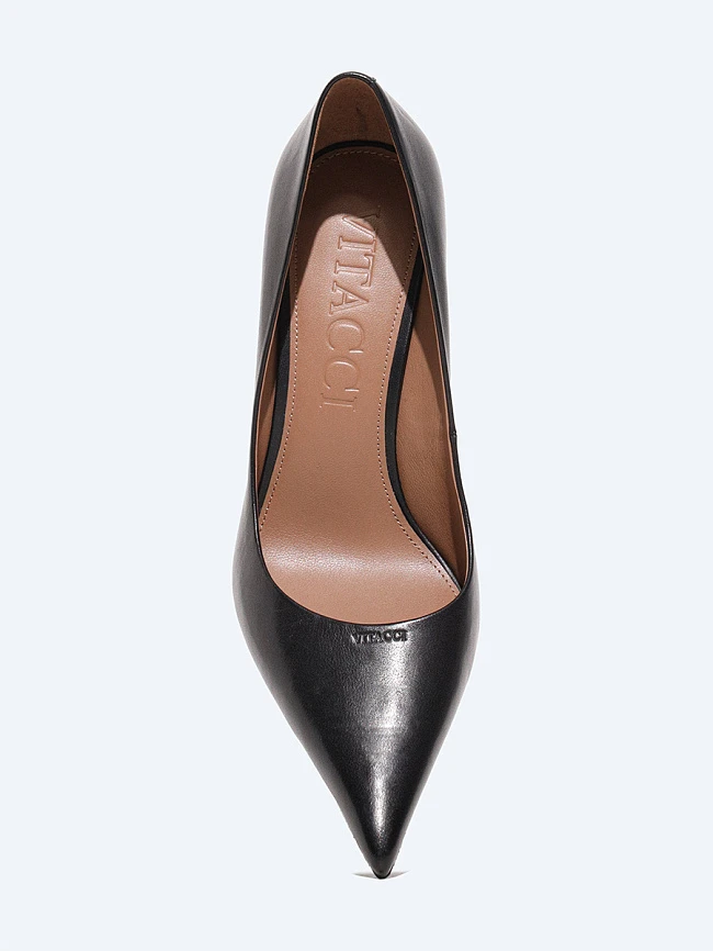 Туфли женские всесезонные, цвет черный, натуральная кожа 1494559 | 4