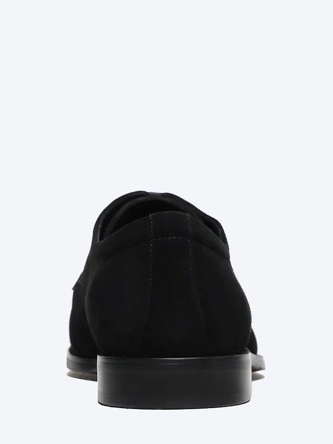 Полуботинки мужские всесезонные, цвет черный, натуральный велюр M1022831 | 5