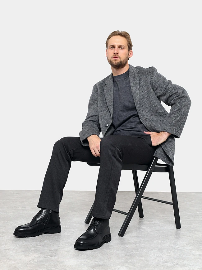 Ботинки мужские зимние, цвет черный, натуральная кожа M1782172M | 10