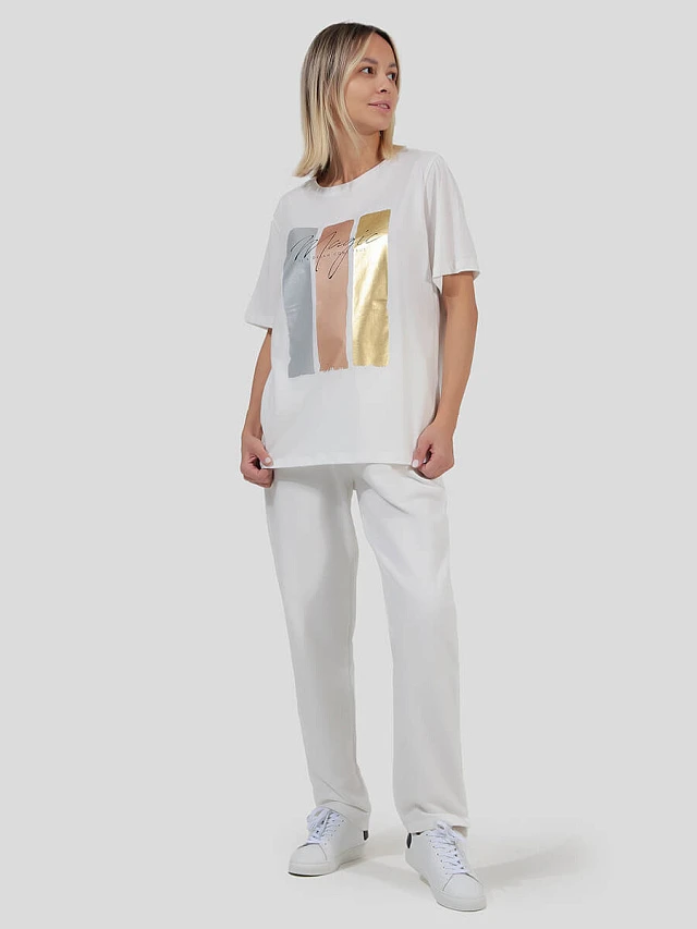 Костюм спортивный (футболка+брюки) женские всесезонные TEset06-02 | 1