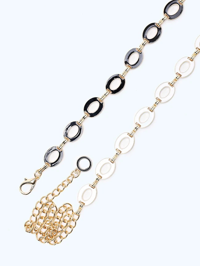 Ремни DSH01-28-110 женские цвет золотой, металл DSH01-28-110 | 2