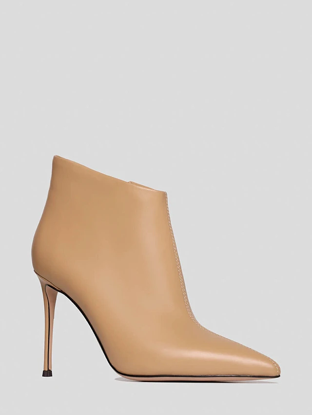 Ботильоны 1852188 женские цвет бежевый, натуральная кожа 1852188 | 5