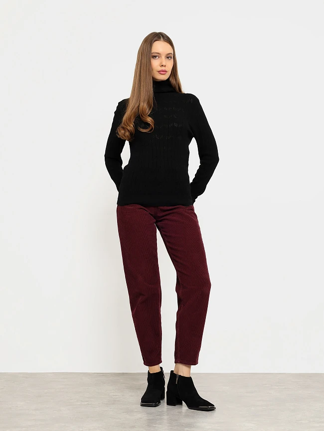 Ботильоны женские всесезонные, цвет черный, натуральный велюр 642275 | 8