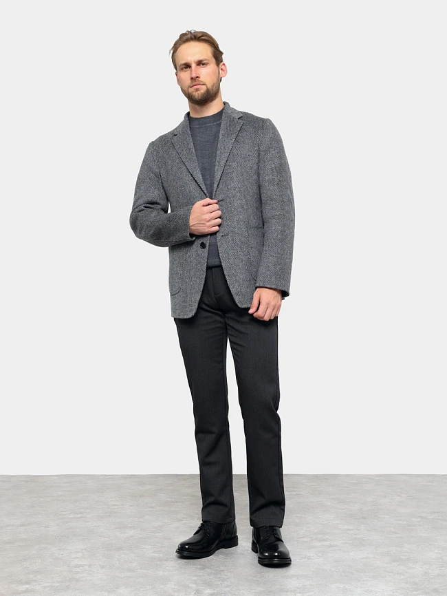 Ботинки мужские демисезонные, цвет черный, натуральная кожа M1022584 | 7