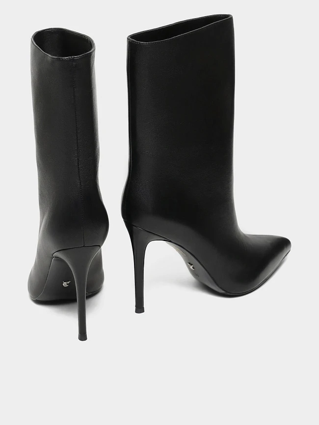 Полусапоги женские всесезонные, цвет черный, натуральная кожа 497158 | 4