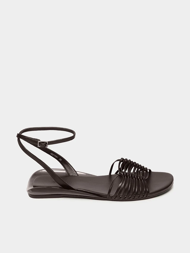 Сандалии женские летние, цвет коричневый, натуральная кожа 1821766 | 1