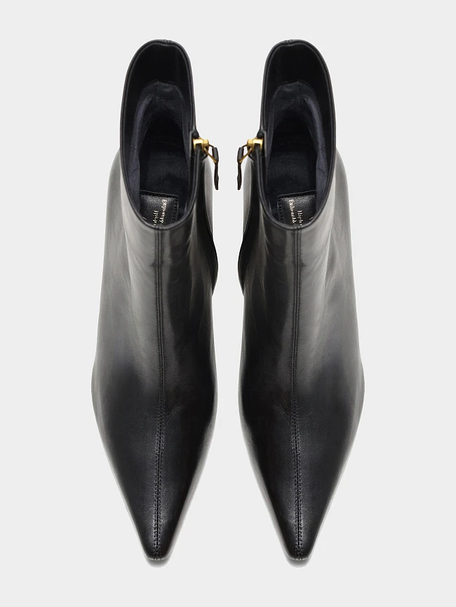 Полусапоги женские всесезонные, цвет черный, натуральная кожа 1494510 | 5