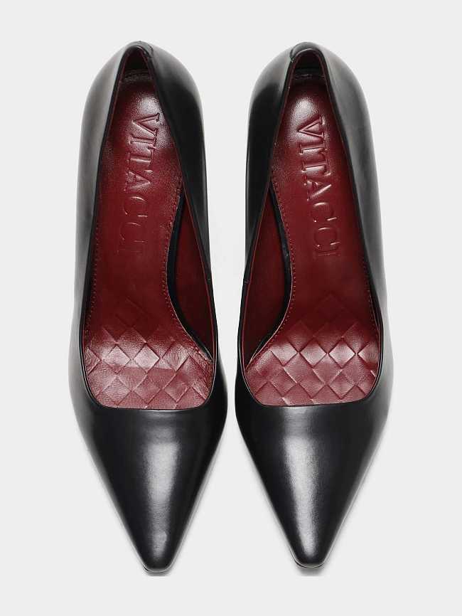 Туфли женские всесезонные, цвет черный, натуральная кожа 497034 | 5