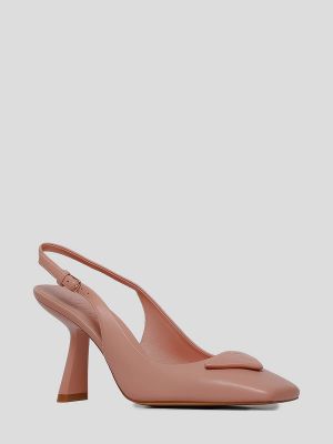 1492501 Туфли летние женский розовый+натуральная кожа