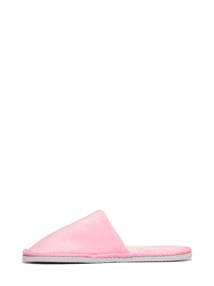 SLIP02 Тапочки унисекс розовый+текстиль