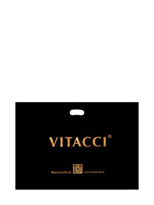 Пакет большой ПВД VITACCI, черный, 72*50см+80мкм
