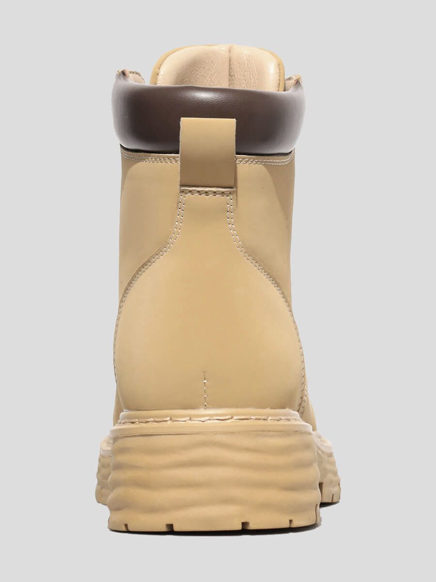 1848100M Ботинки женский песочный+натуральная кожа/полимерные материалы
