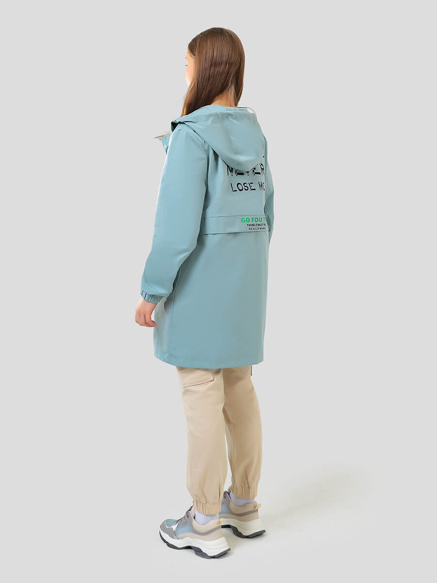 JAC212-06 Куртка для девочек мятный+100% полиэстер