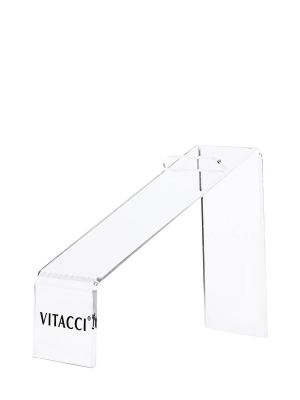 Подставка наклонная пластиковая VITACCI, 95мм*175мм*60мм*50мм, прозрачная