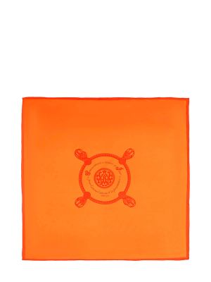 CI138 Платок женский оранжевый+полиэстер