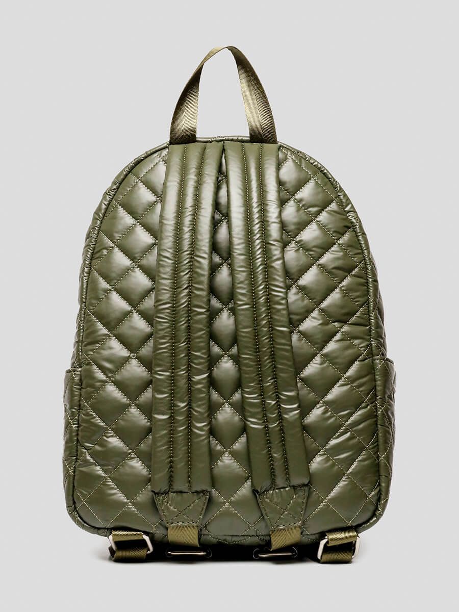V3001-06 Рюкзак женский зеленый+текстиль