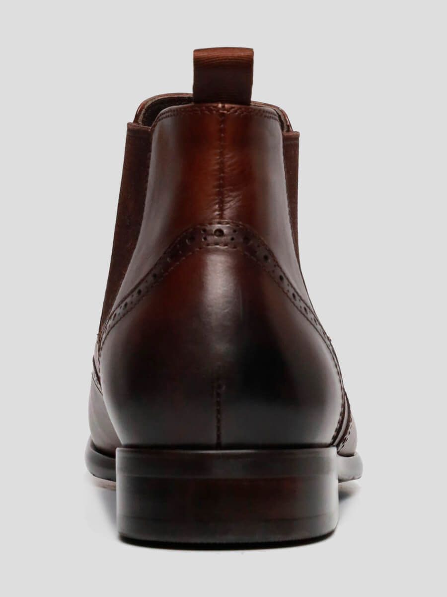 M1021571 Ботинки мужской коричневый+натуральная кожа