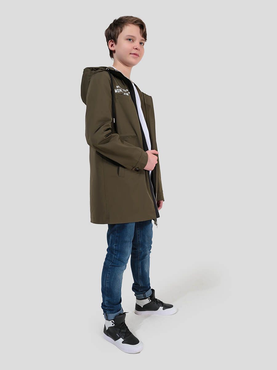 JAC513-18 Куртка для мальчиков хаки+100% полиэстер