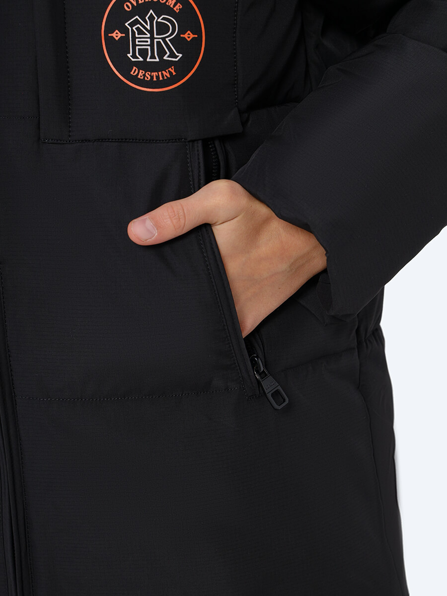 AN569-01 Куртка для мальчиков черный+100% полиэстер