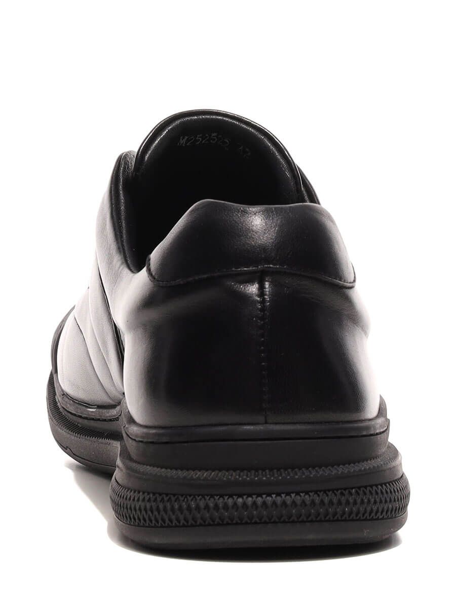 M252522 Туфли мужской черный+натуральная кожа