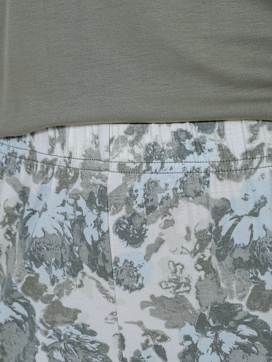 TR2335-18 Пижама (футболка+брюки) женская хаки+94% вискоза, 6% эластан