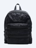 HJ0015-01 Рюкзак мужской черный+текстиль