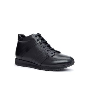 M25994 Ботинки мужской черный+натуральная кожа