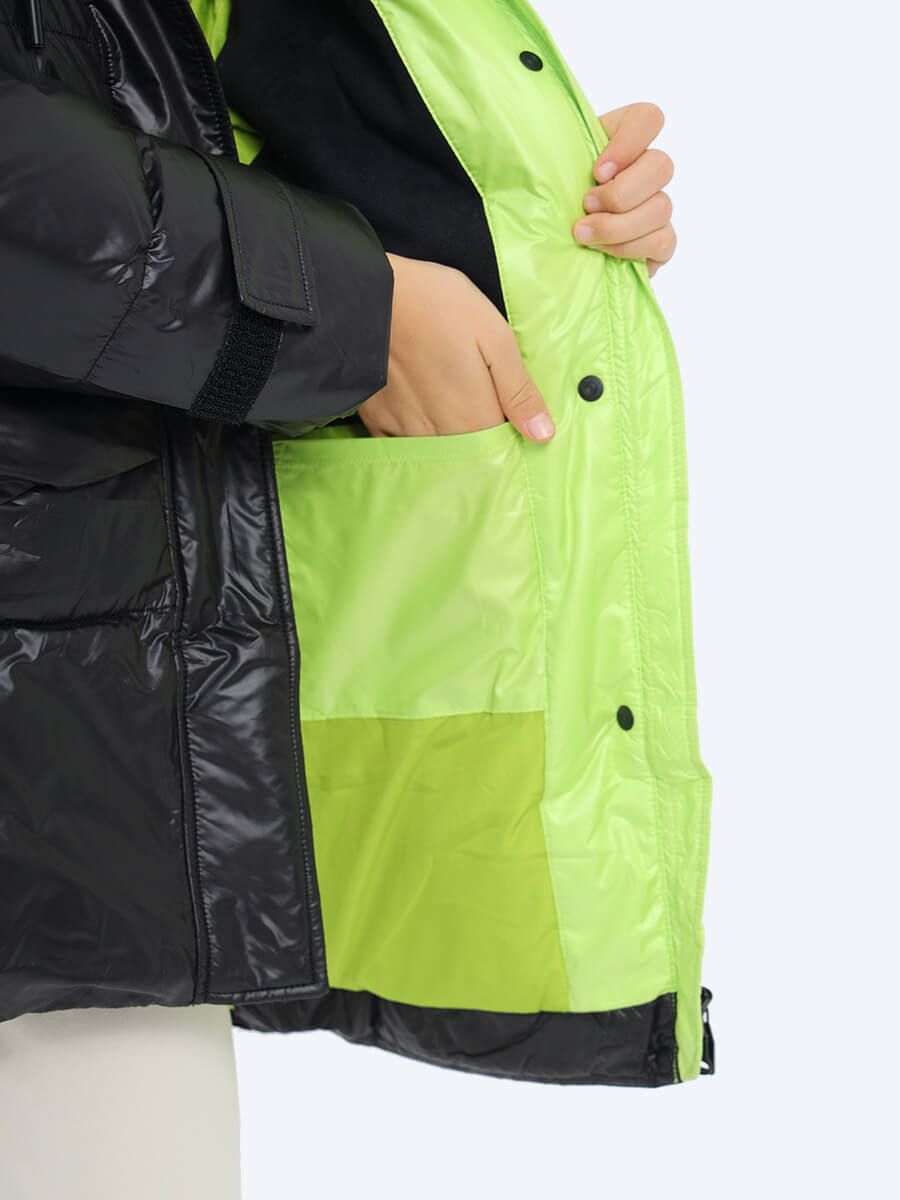 AN668-19 Куртка для девочек салатовый+100% полиэстер