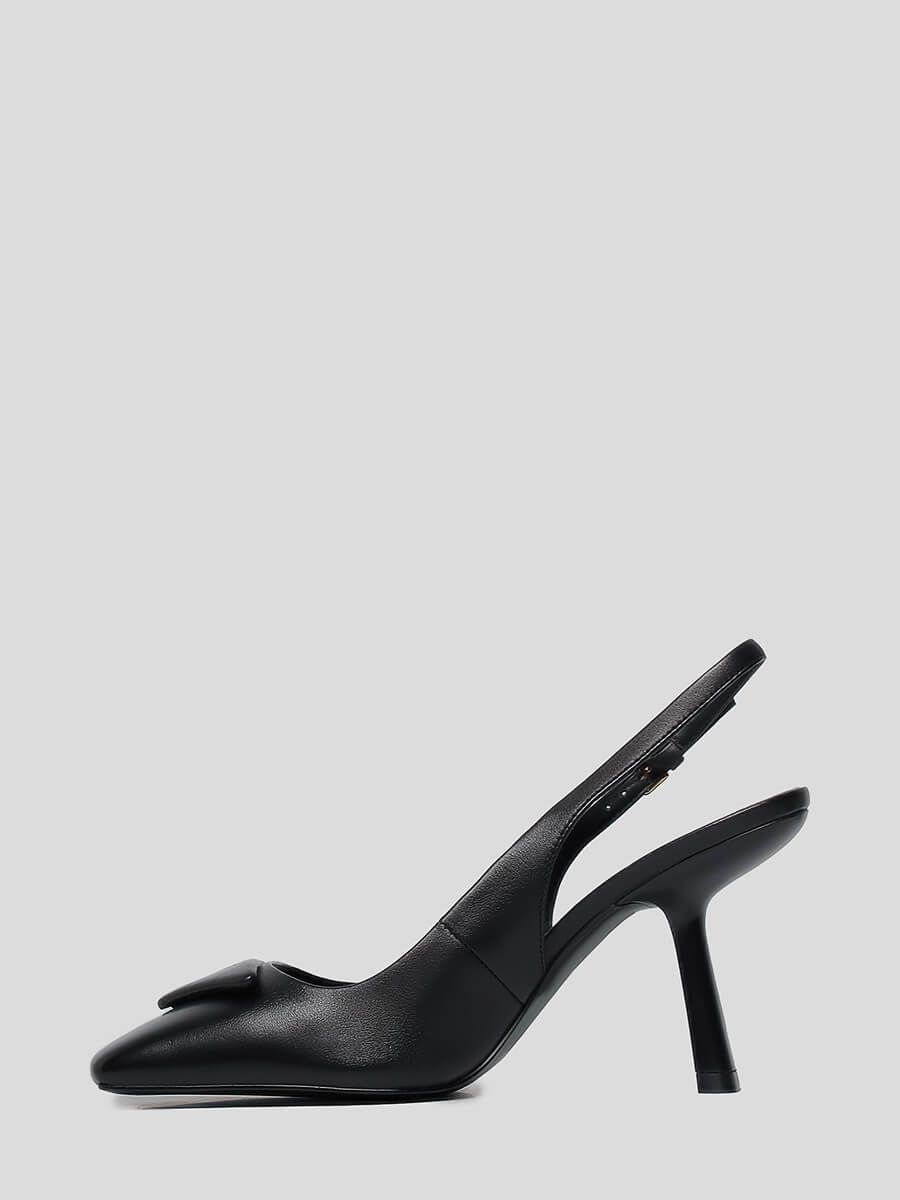 1492500 Туфли летние женский черный+натуральная кожа
