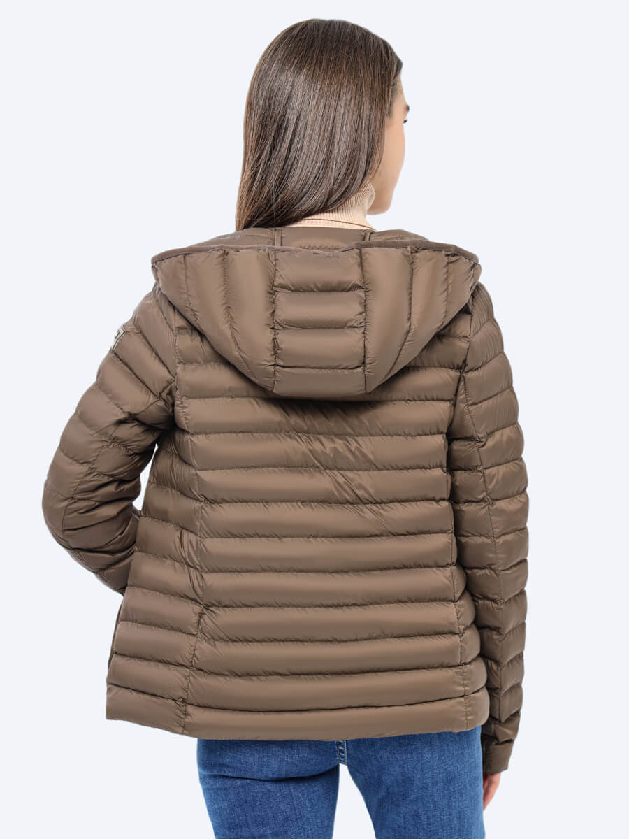 EF201-18 Куртка женский хаки+100% полиэстер