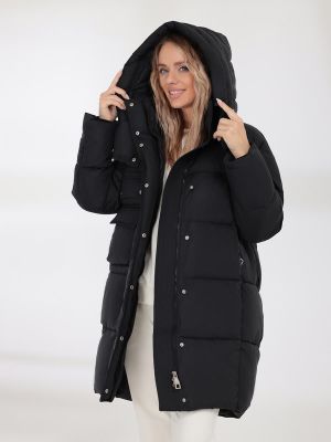 CLA228-01 Куртка женская черный+100% полиэстер