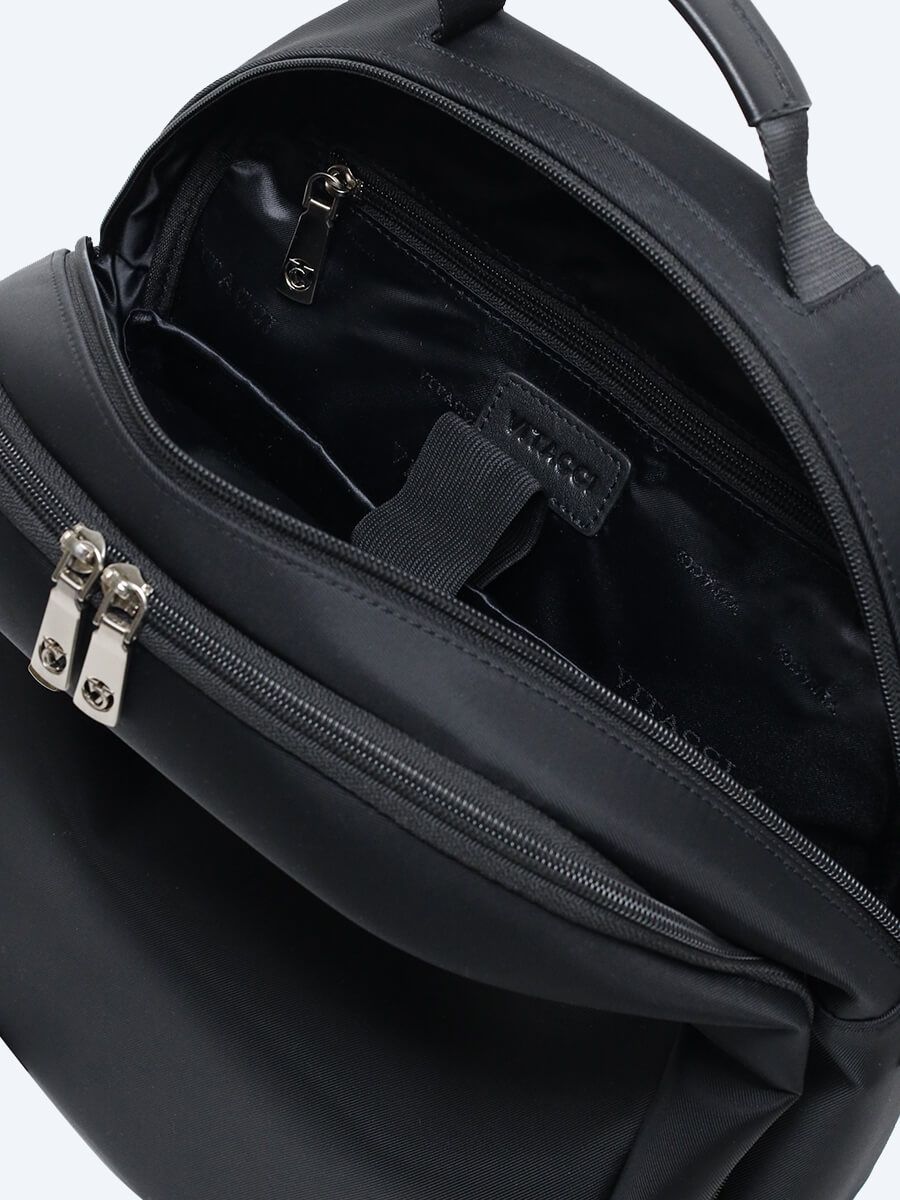 TA1459-01 Рюкзак мужской черный+текстиль