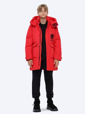 AN595-03 Куртка для мальчиков красный+100% полиэстер