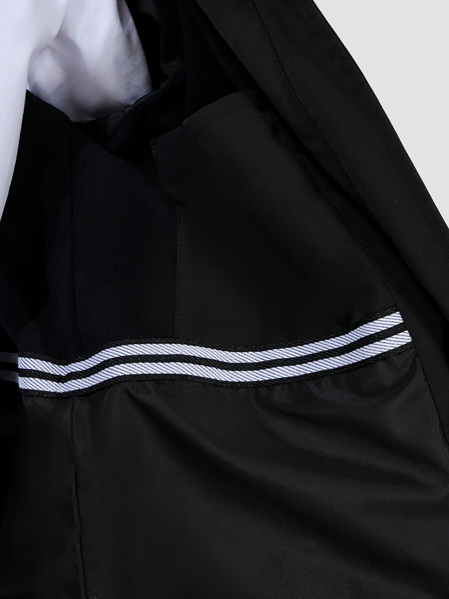 JAC307-01 Куртка для мальчиков черный+100% полиэстер