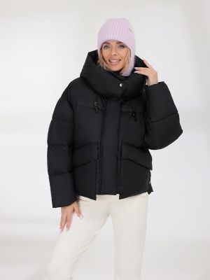 CLA143-01 Куртка женская черный+100% полиэстер