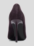 1730003 Туфли женский фиолетовый+натуральный велюр