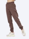 TO97241-04 Комплект (джемпер спортивный+брюки спортивные) женский коричневый+70% хлопок, 30% полиэст