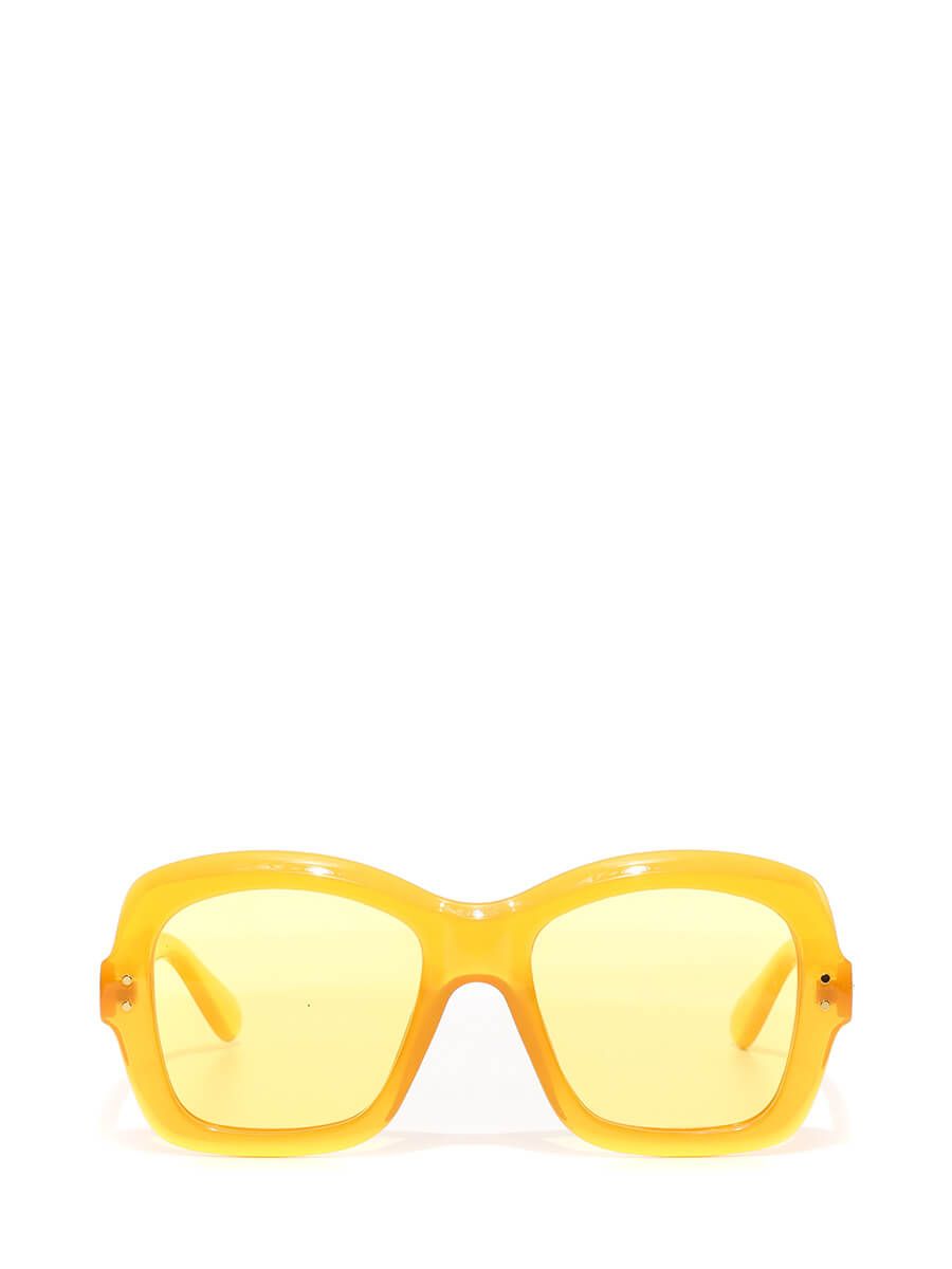 EV21512 Очки женский желтый+пластик