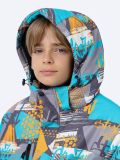 SE23113-06 Костюм детский (куртка+комбинезон) для мальчиков зеленый+100% полиэстер