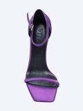1493211 Босоножки женский фиолетовый+натуральная кожа