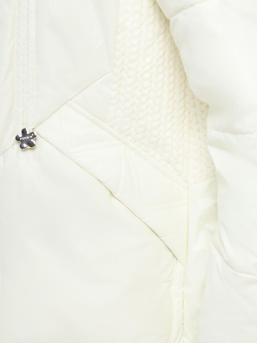 RP9018-09 Куртка женская молочный+100% полиэстер